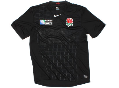 Black England Rugby World Cup Jersey 