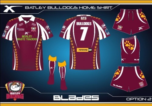 Blades New Batley Bulldogs Kits 2012- Home and Away Shirts 2012 - New ...