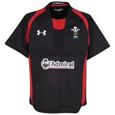 Black Wales Away Six Nations Rugby 2012 Jersey