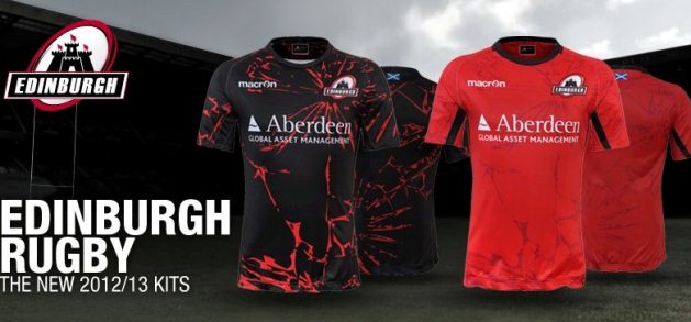 Macron Edinburgh Rugby Jersey 2012