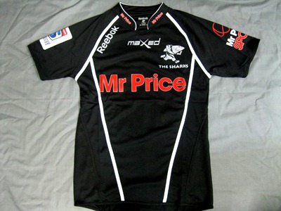 2XL Reebok ABSA Currie Cup Sharks Rugby Jersey Shirt 