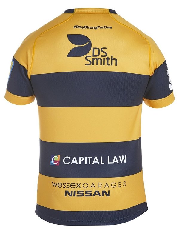Cardiff Blues European Shirt Back 2015 2016